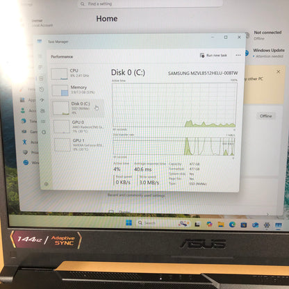 ASUS TUFGAMING A15 15.6" RYZEN 5 7537HS 3.3GHz 8GB RAM 512GB SSD GeForce RTX 2050