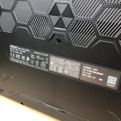 ASUS TUFGAMING A15 15.6" RYZEN 5 7537HS 3.3GHz 8GB RAM 512GB SSD GeForce RTX 2050