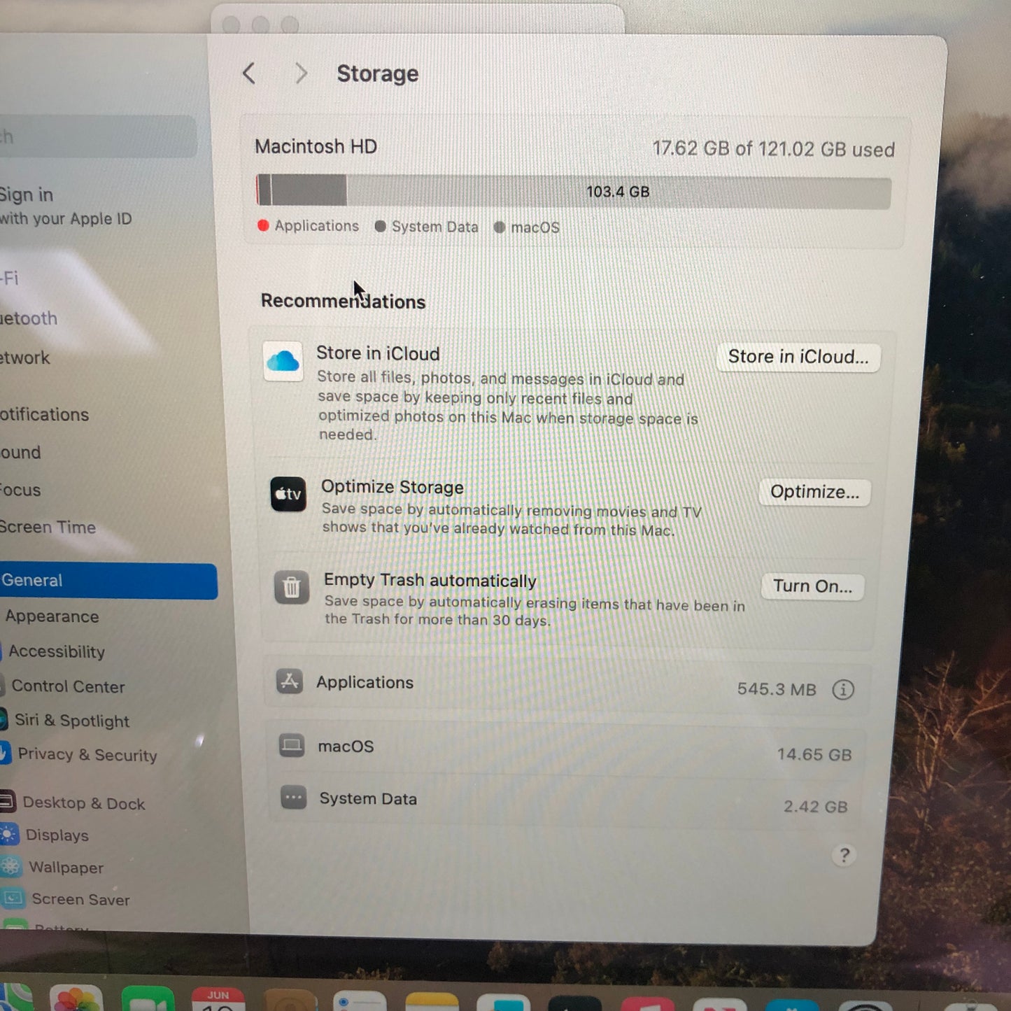 2018 Apple MacBook Air 13.3" i5 1.6GHz 8GB RAM 128GB SSD Space Gray A1932