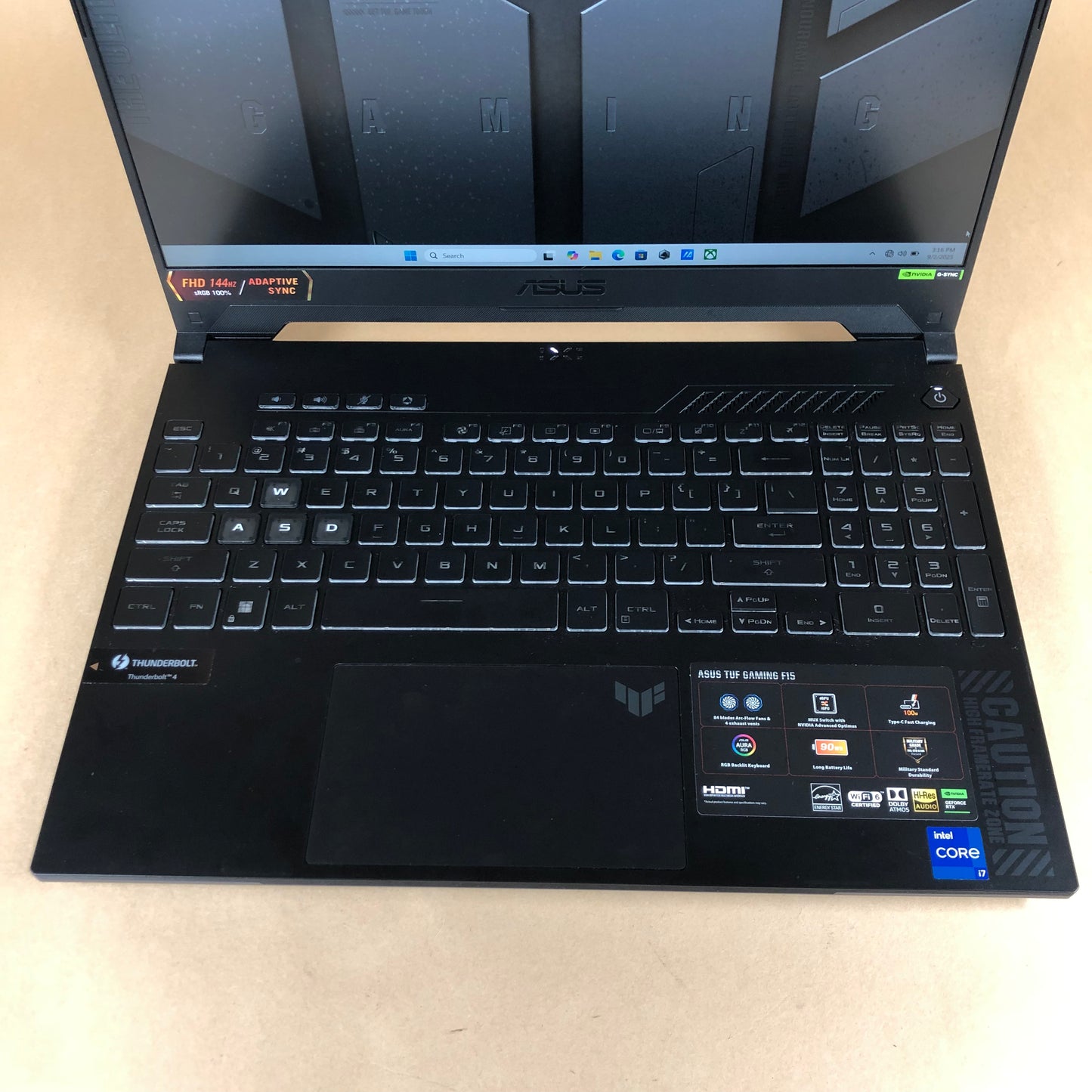 New Asus 15.6" i7-13620H 2.4GHz 16GB RAM 1TB SSD GeForce RTX 4060