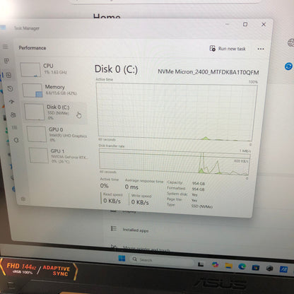 New Asus 15.6" i7-13620H 2.4GHz 16GB RAM 1TB SSD GeForce RTX 4060