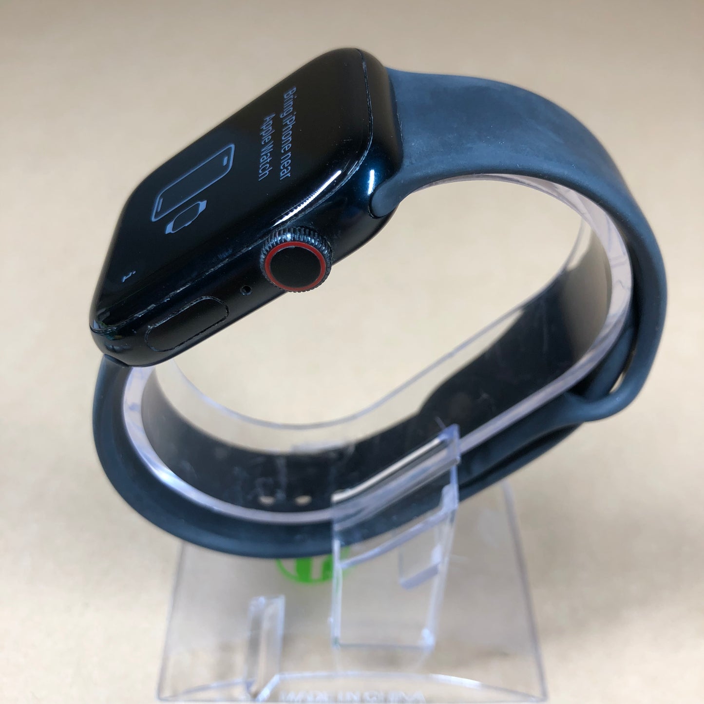 Unlocked Apple Watch SE 2nd Gen 44MM Black Aluminum Black Sport Band A2727
