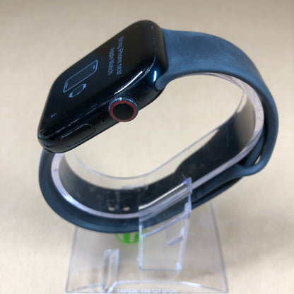 Unlocked Apple Watch SE 2nd Gen 44MM Black Aluminum Black Sport Band A2727