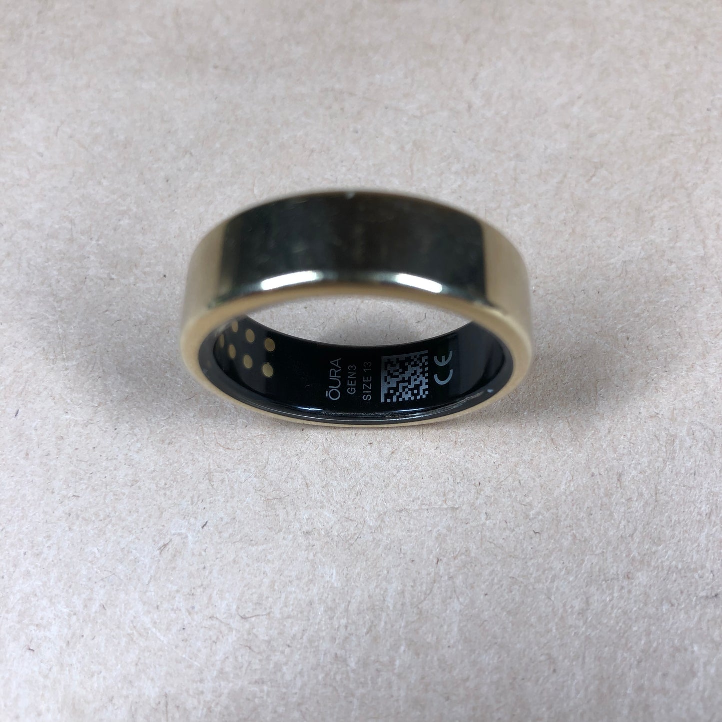 Oura Ring Heritage Gold Gen 3 Size 13 Smart Ring