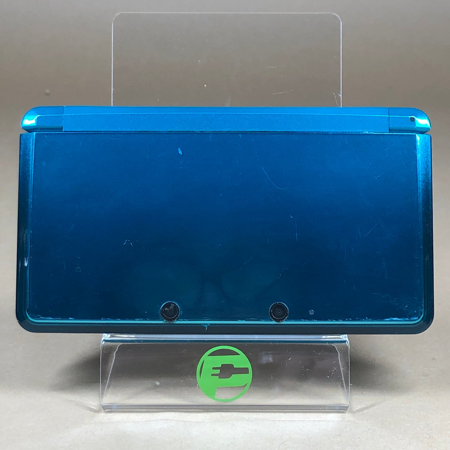 Nintendo 3DS Handheld Game Console Only CTR-001 Aqua Blue Charge Port