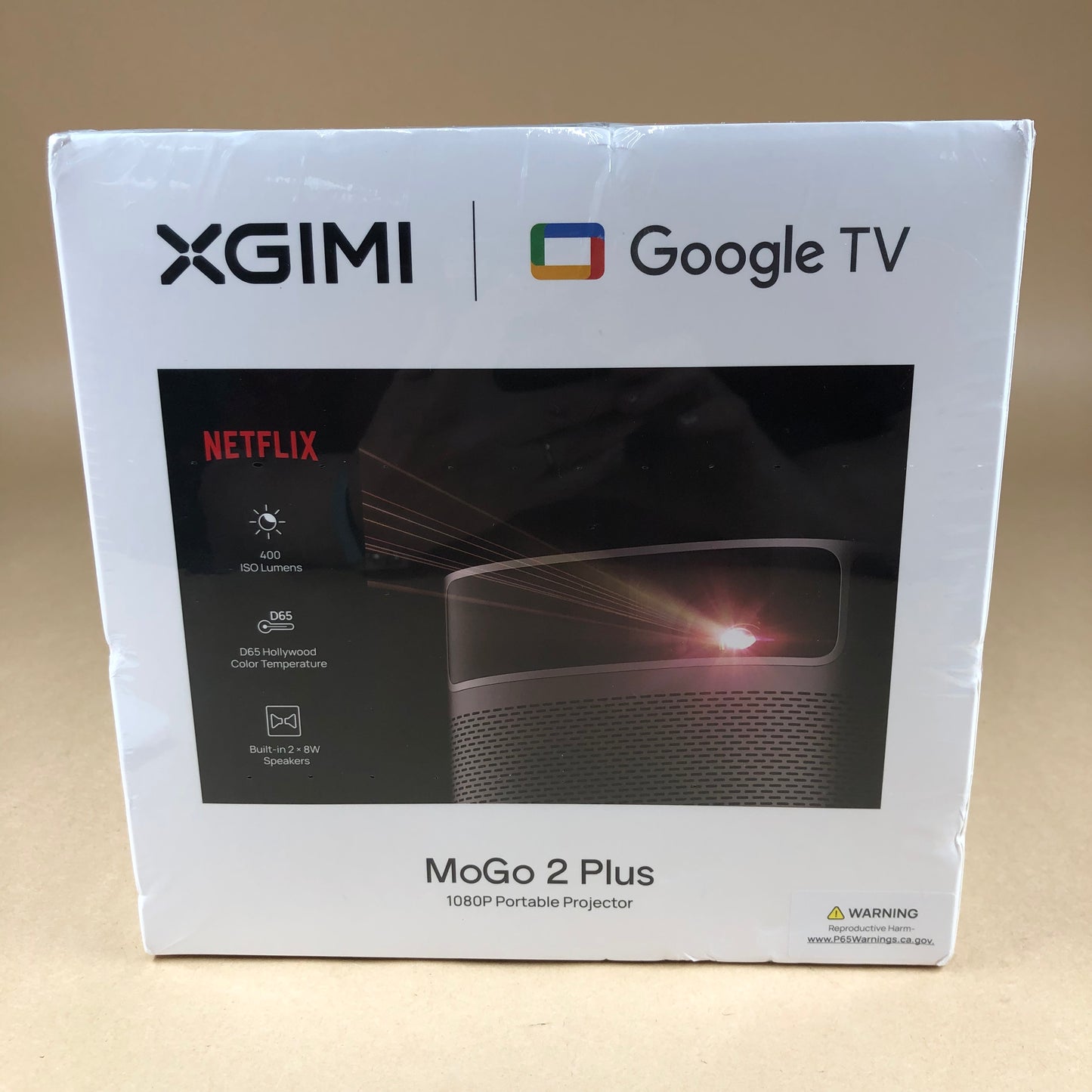 New XGIMI MoGo 2 Plus 1920 x 1080 400 ISO Lumens 1080P Portable Projector