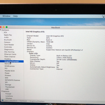 2017 Apple MacBook 13.3" i5 1.3GHz 16GB RAM 256GB SSD Rose Gold