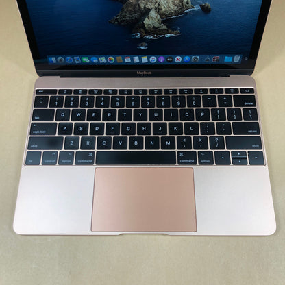 2017 Apple MacBook 12" Intel m3 1.2GHz 8GB RAM 256GB SSD Rose Gold A1534