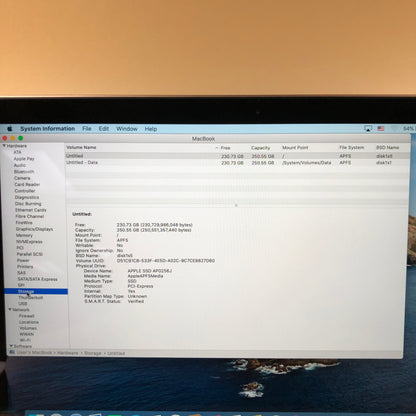 2017 Apple MacBook 12" Intel m3 1.2GHz 8GB RAM 256GB SSD Rose Gold A1534