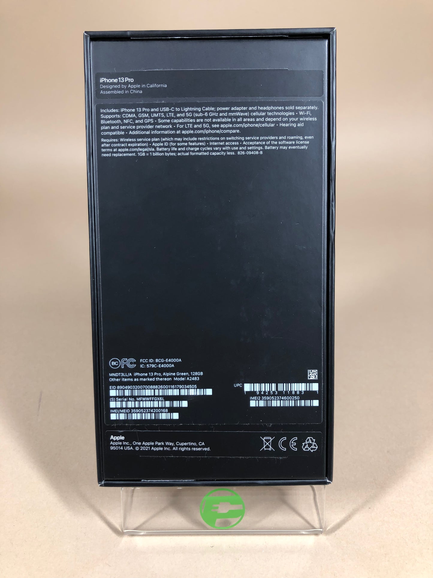 T-Mobile Apple iPhone 13 Pro 128GB ALPINE GREEN MNDT3LL/A