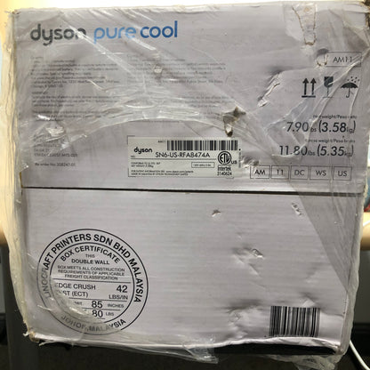 New Dyson Pure Cool  Air Purifier and Fan Tower TP01 White/Silver AM11