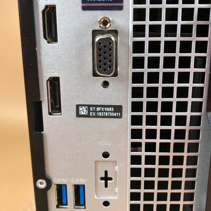 Dell Optiplex 3080 SFF i5-10600 3.20GHz 8GB RAM NO SSD NO OS