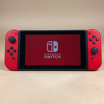 Nintendo Switch v2 Video Game Console HAC-001(-01)  Mario Red Edition
