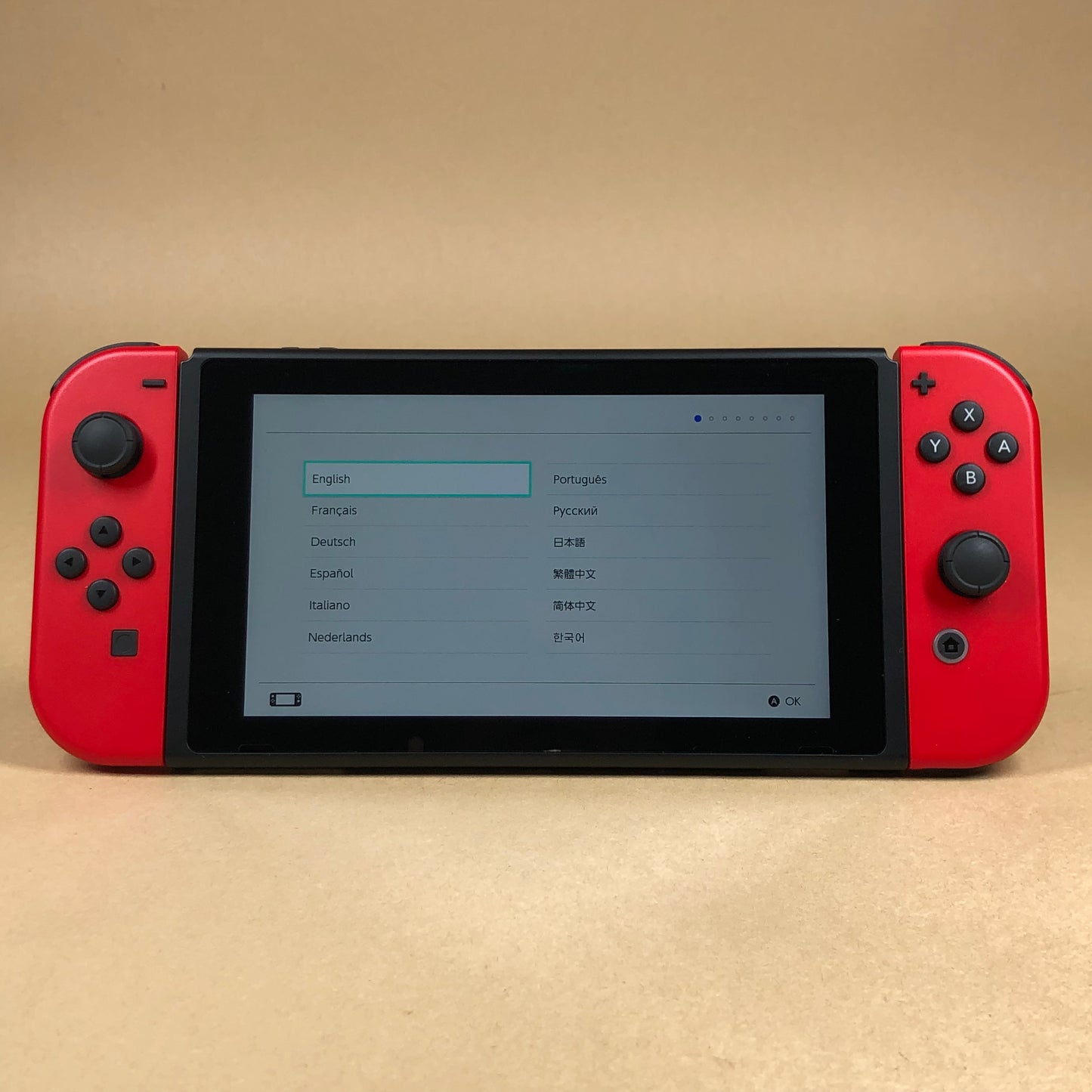 Nintendo Switch v2 Video Game Console HAC-001(-01)  Mario Red Edition