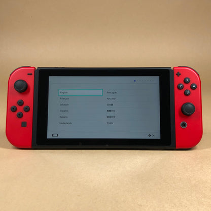 Nintendo Switch v2 Video Game Console HAC-001(-01)  Mario Red Edition