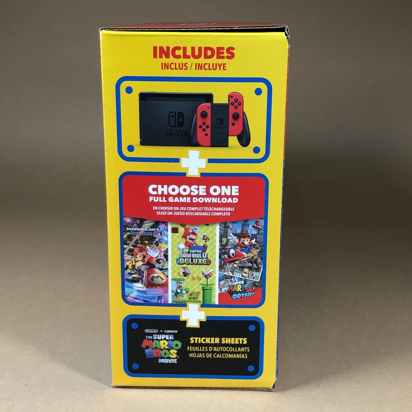 Nintendo Switch v2 Video Game Console HAC-001(-01)  Mario Red Edition