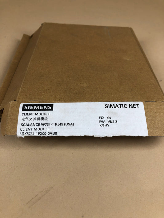 New Siemens 6GK5734-1FX00-0AB0 Client Module