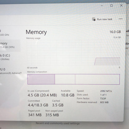 Microsoft Surface Pro 9 1997 13" SQ3 16GB RAM 256GB SSD SQ 3 Adreno 8CX Gen 3