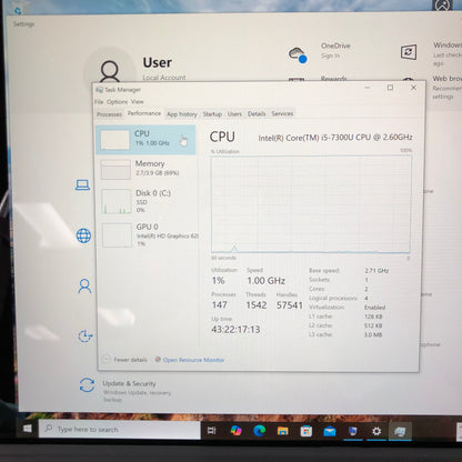 Microsoft Surface Pro 5 1807 12.3" i5-7300U 2.6GHz 4GB RAM 128GB SSD