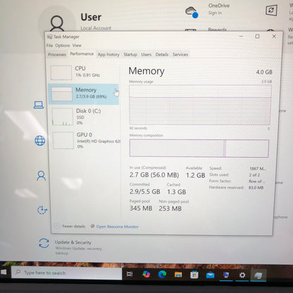 Microsoft Surface Pro 5 1807 12.3" i5-7300U 2.6GHz 4GB RAM 128GB SSD