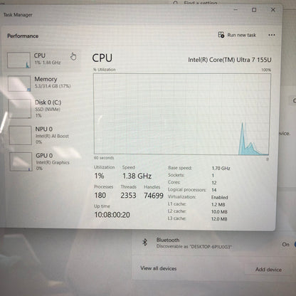 HP Envy x360 16-AC0033DX 16" Ultra 7 155U 1.7GHz 32GB RAM 2TB SSD