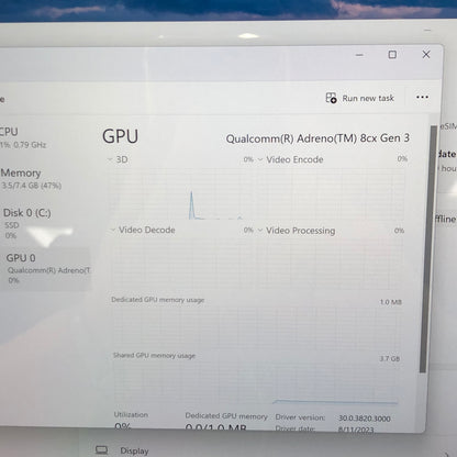 Microsoft Surface Pro 9 1997 13" SQ3 8GB RAM 128GB SSD SQ 3 Adreno 8CX Gen 3