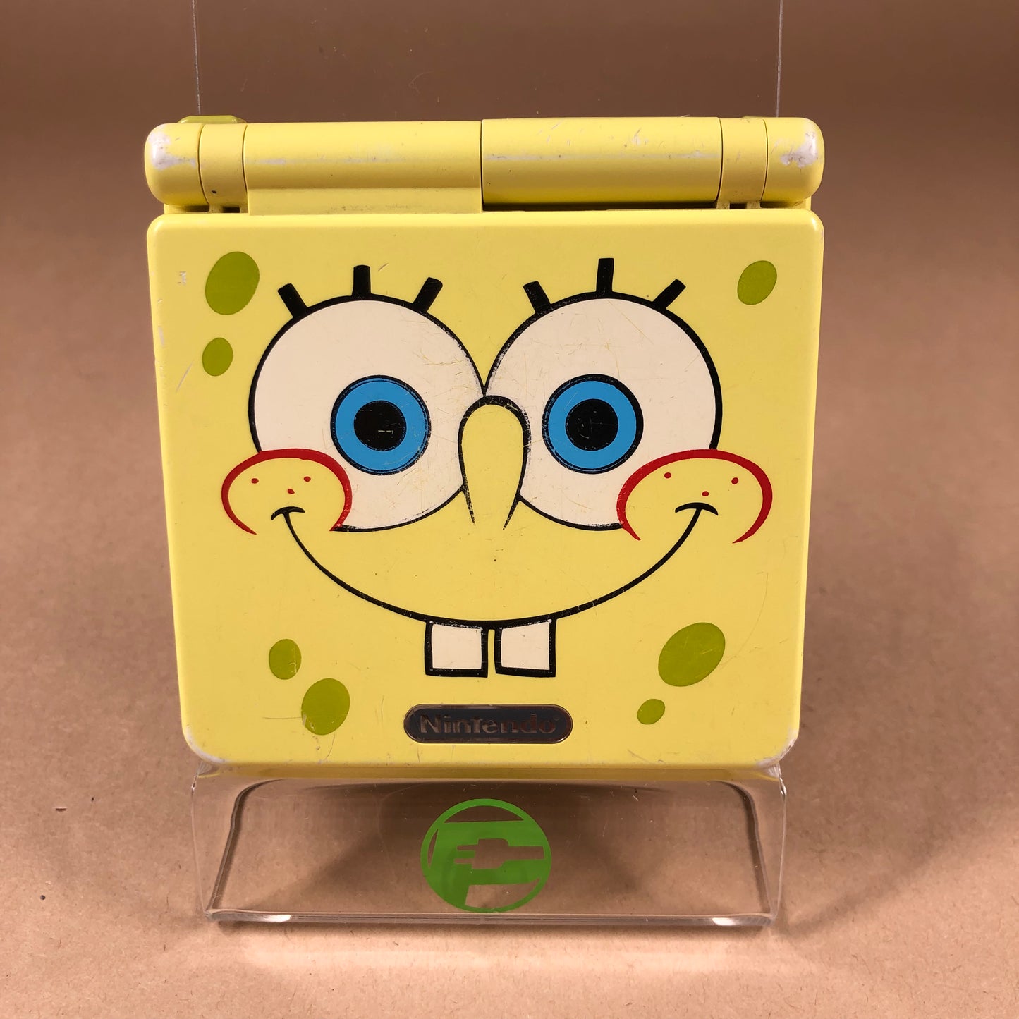 Nintendo Game Boy Advance SP Handheld Console AGS-101 Sponge Bob Special Edition