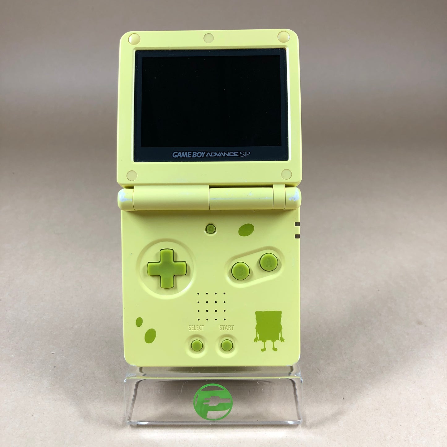 Nintendo Game Boy Advance SP Handheld Console AGS-101 Sponge Bob Special Edition