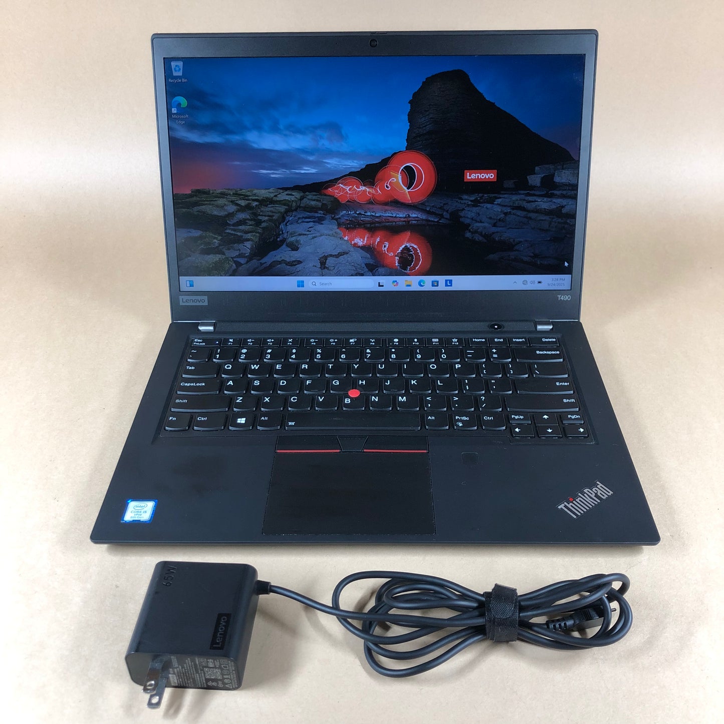 Lenovo ThinkPad T490 14" i5-8365U 1.9GHz 16GB RAM 512GB SSD