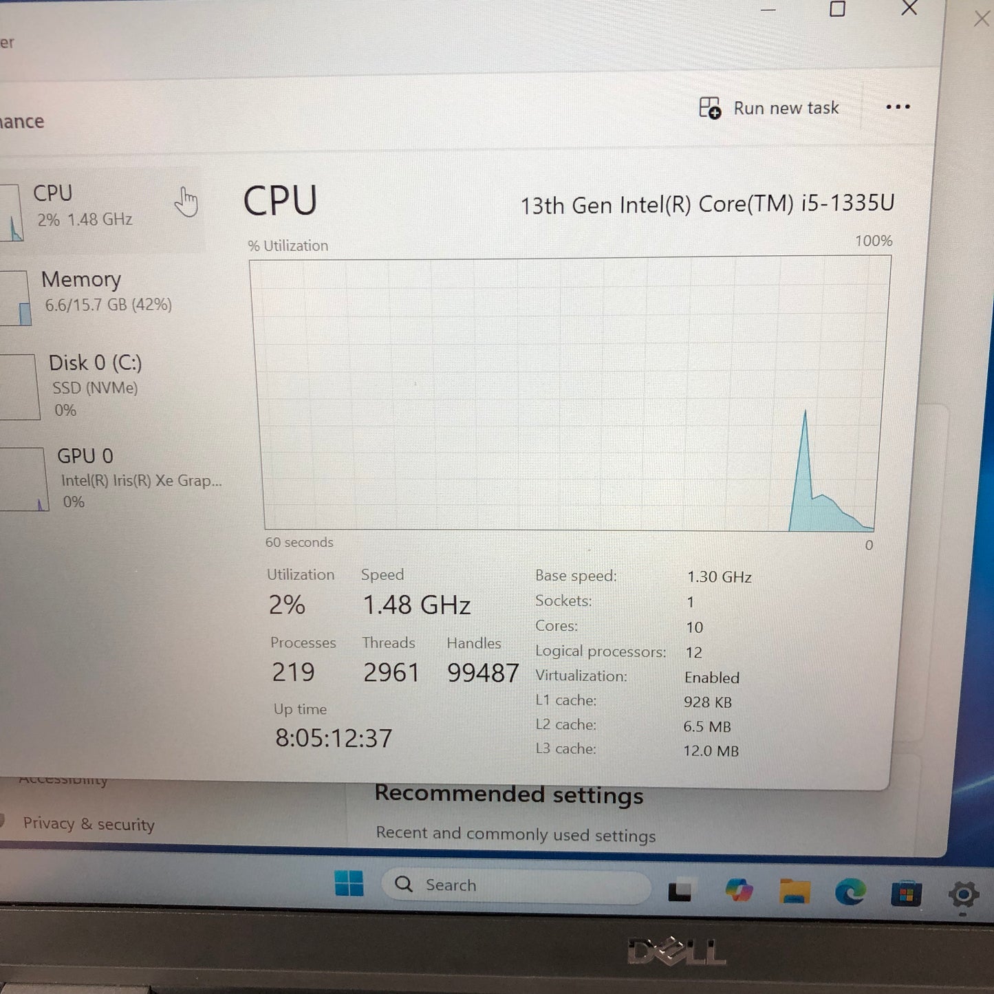 Dell Latitude 5340 14" i5-1335U 1.3GHz 16GB RAM 256GB SSD