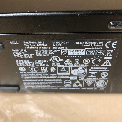 Dell OptiPlex 3070 SFF i5-9500 3.00GHz 16GB RAM NO SSD NO OPERATING SYSTEM