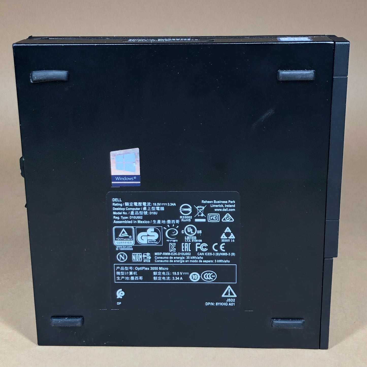 Dell OptiPlex 3050 MICRO i5-7500T 2.70GHz 8GB RAM NO SSD NO OPERATING SYSTEM