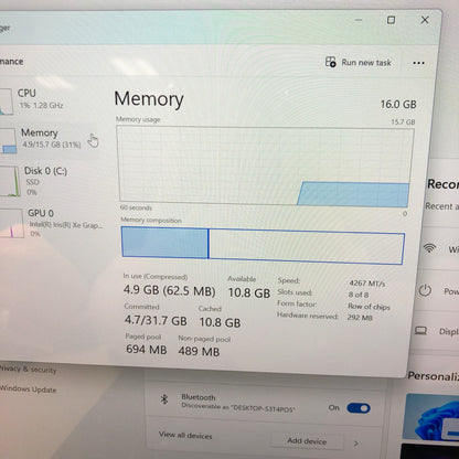 LG Gram 17Z95P 17" i7-1195G7 2.9GHz 16GB RAM 512GB SSD WIN 11 HOME