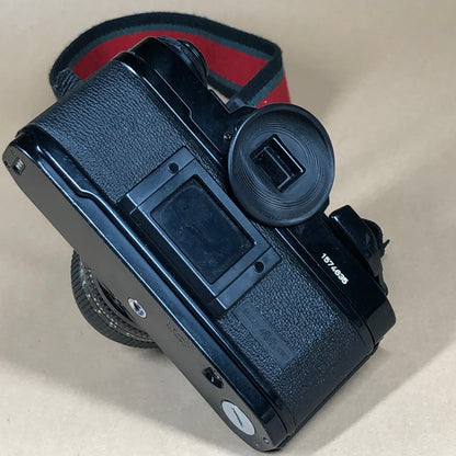Canon A-1 Black 35mm Focal-Plane Shutter SLR Film Camera with 2 Lens