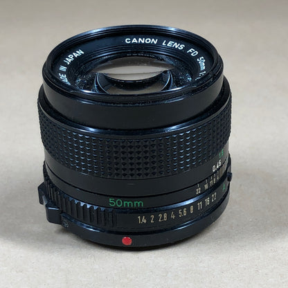Canon A-1 Black 35mm Focal-Plane Shutter SLR Film Camera with 2 Lens