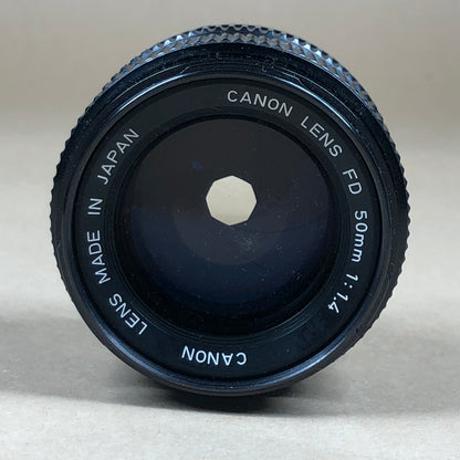 Canon A-1 Black 35mm Focal-Plane Shutter SLR Film Camera with 2 Lens