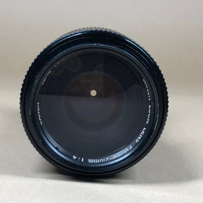 Canon A-1 Black 35mm Focal-Plane Shutter SLR Film Camera with 2 Lens