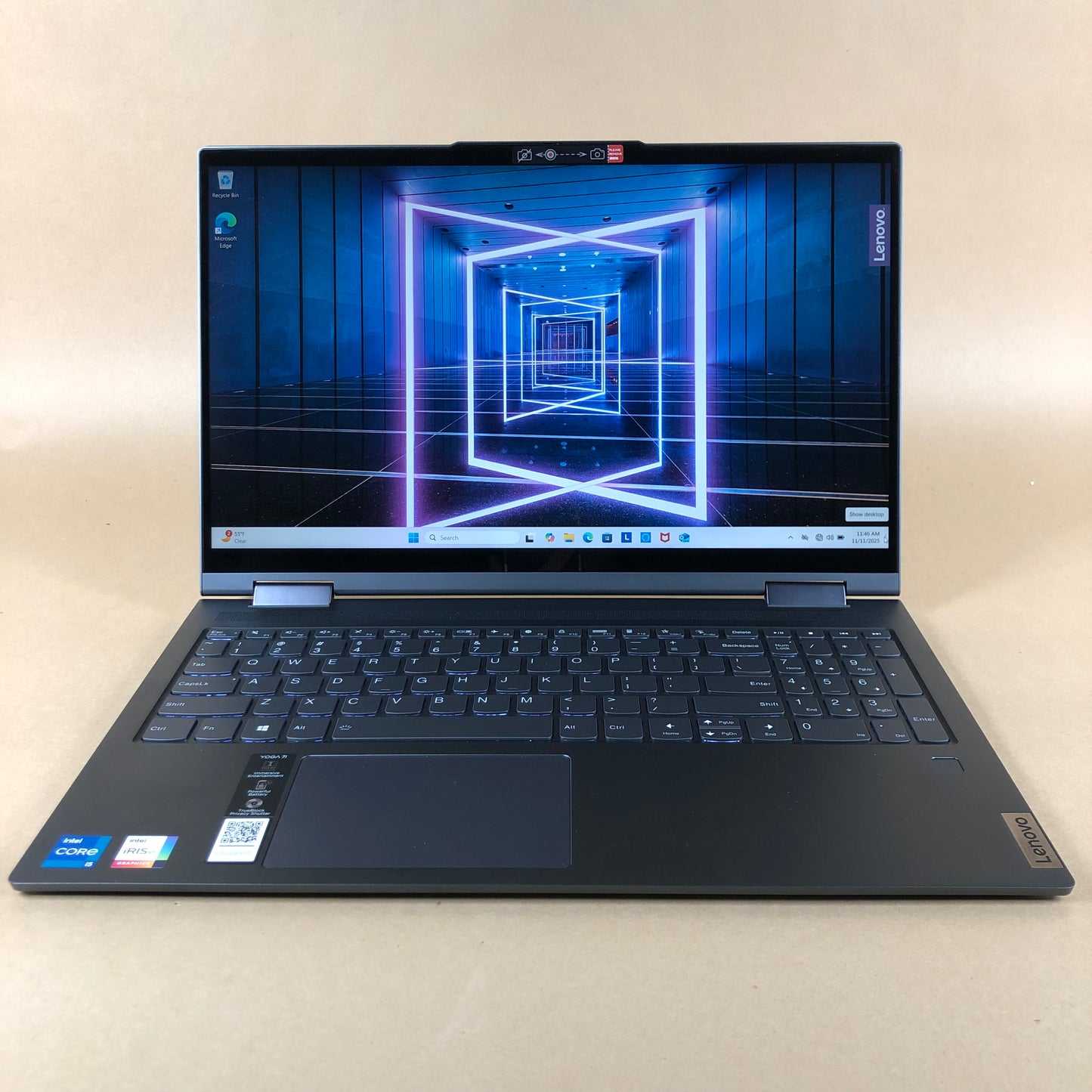Lenovo Yoga 7 Ideapad 15ITL5 15.6" i5-1135G7 2.4GHz 8GB RAM 256GB SSD