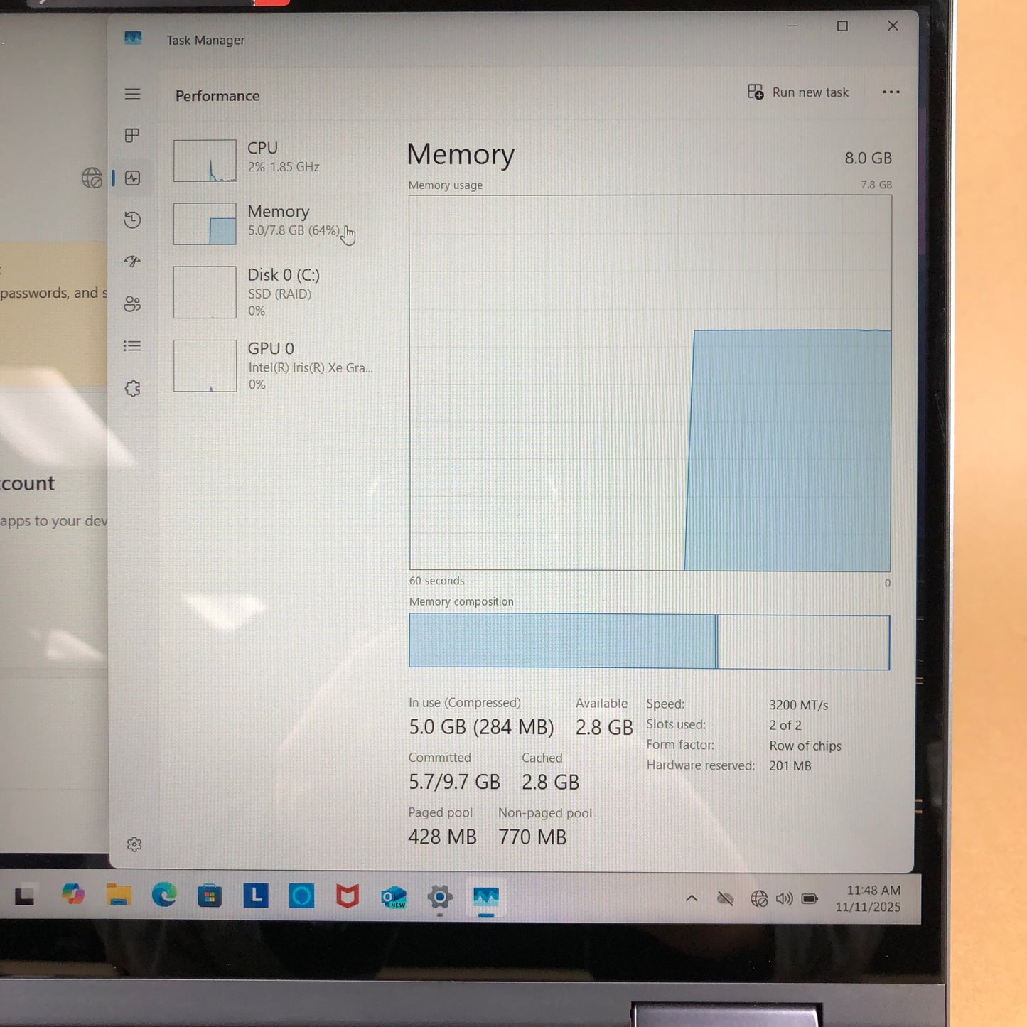 Lenovo Yoga 7 Ideapad 15ITL5 15.6" i5-1135G7 2.4GHz 8GB RAM 256GB SSD
