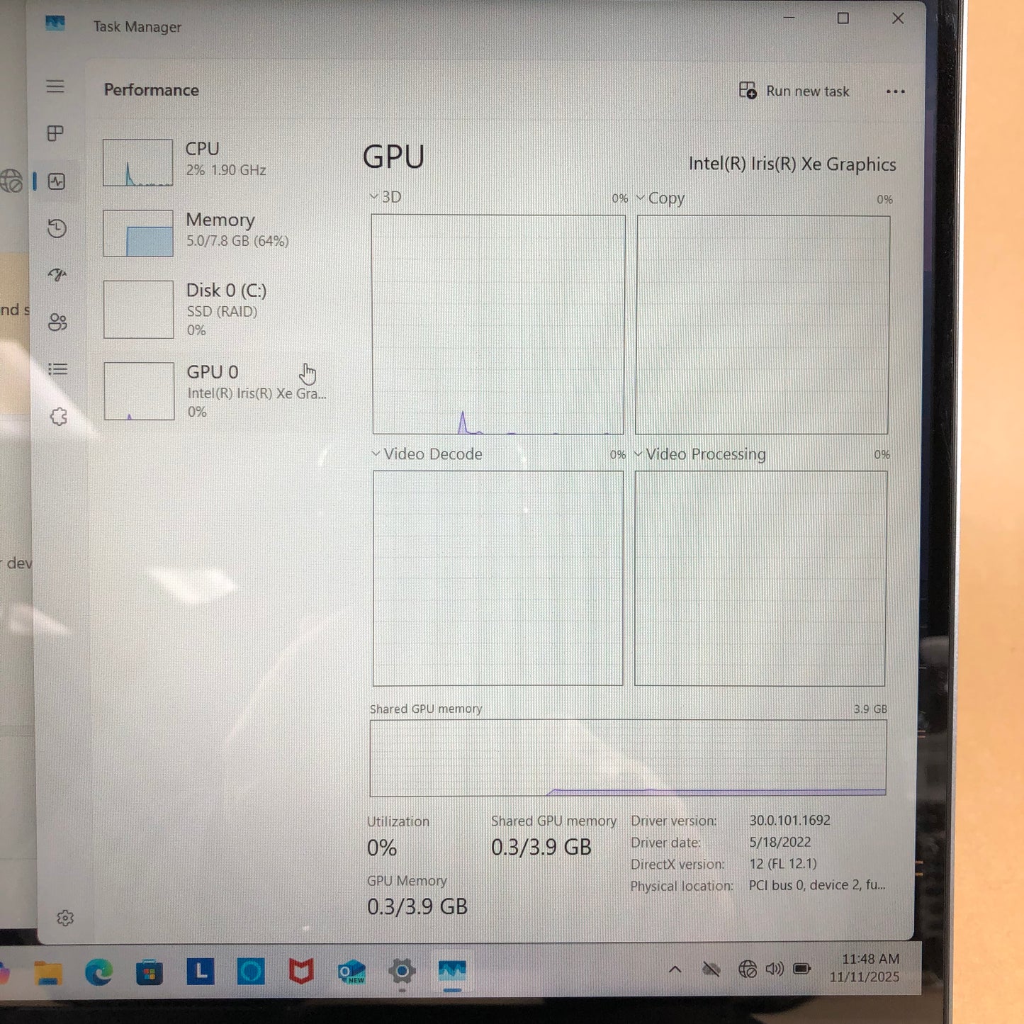 Lenovo Yoga 7 Ideapad 15ITL5 15.6" i5-1135G7 2.4GHz 8GB RAM 256GB SSD