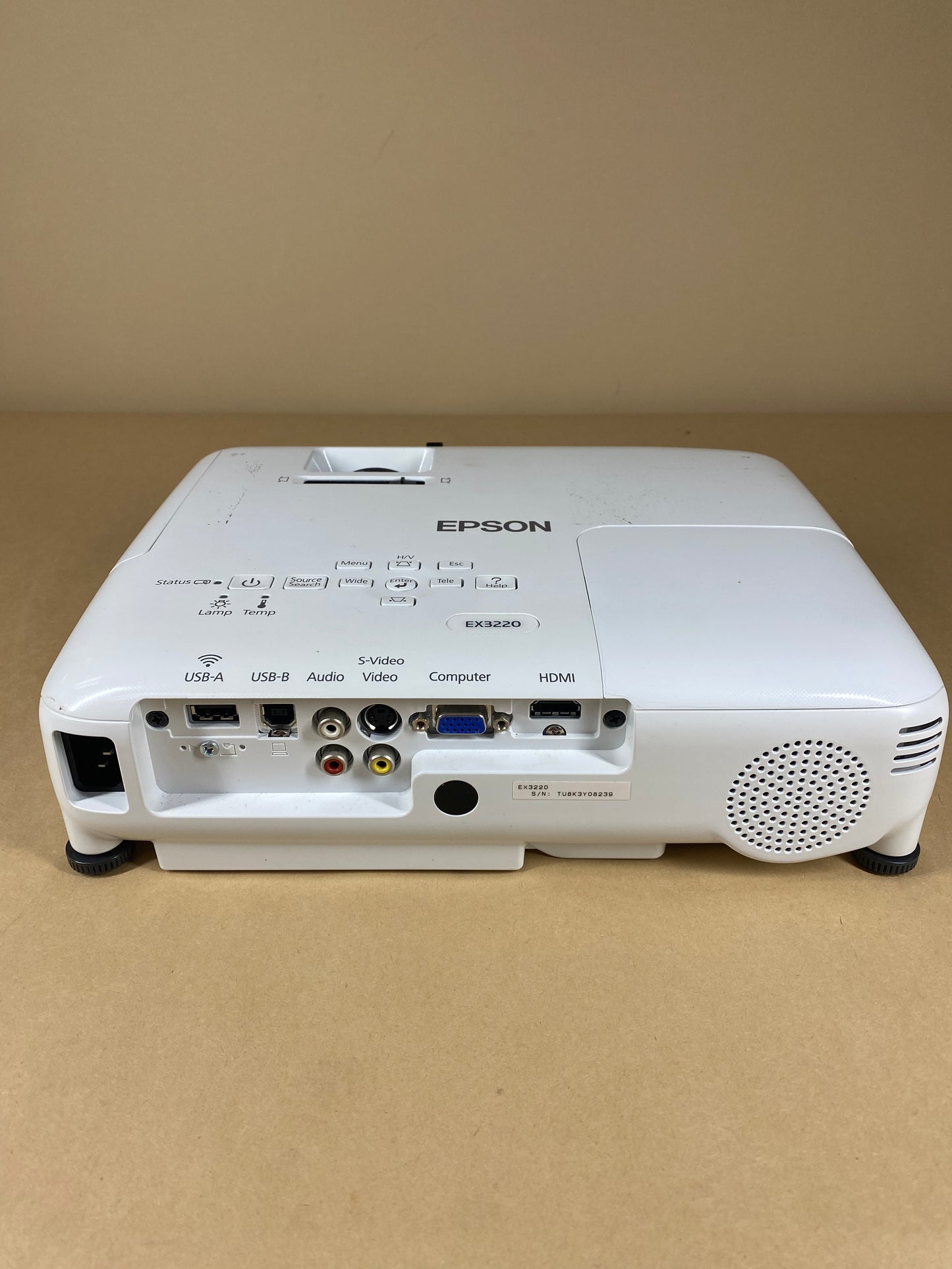 Epson EX3220 800 x 600 3,000 Lumens 3LCD Projector H522A