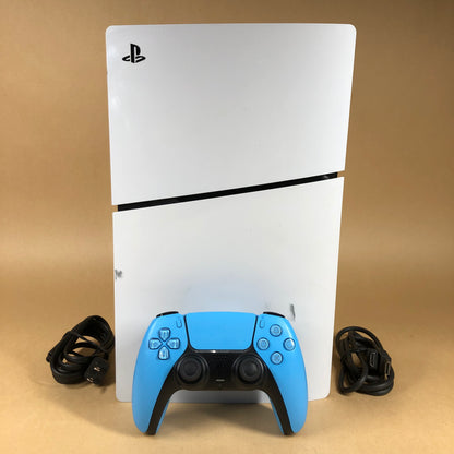Sony PlayStation 5 Slim Disc Edition 1TB White Console Gaming System CFI-2015