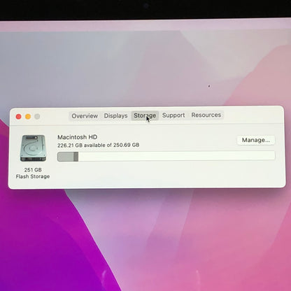 2017 Apple MacBook Pro 15" i7 2.8GHz 16GB RAM 256GB SSD Space Gray A1707