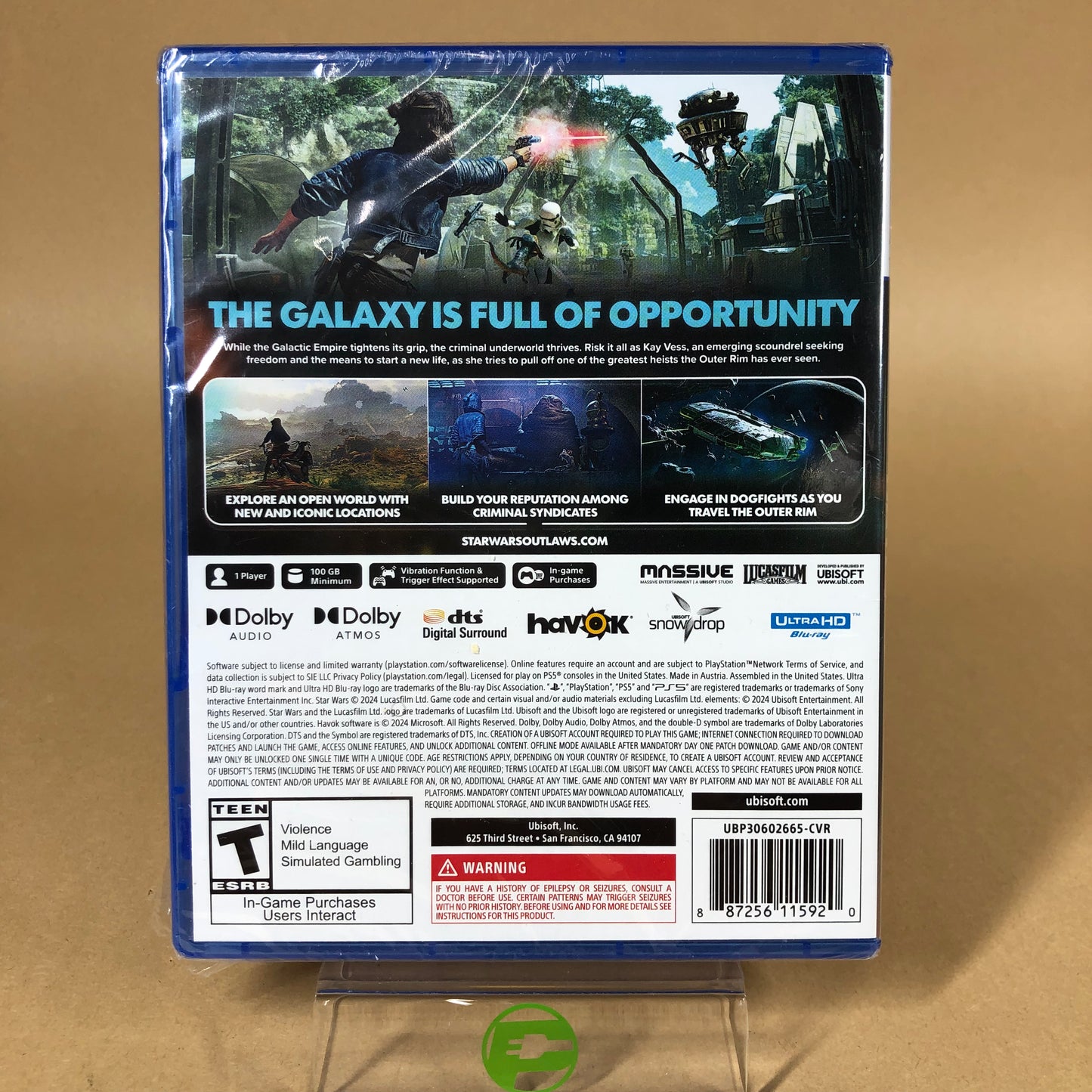 New Star Wars Outlaws (Sony PlayStation 5 PS5, 2024)