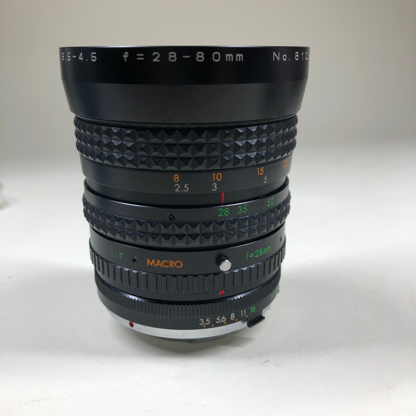 Promaster Zoom 28-80mm f/3.5-4.5 28-80mm f/3.5-4.5 Minolta SR