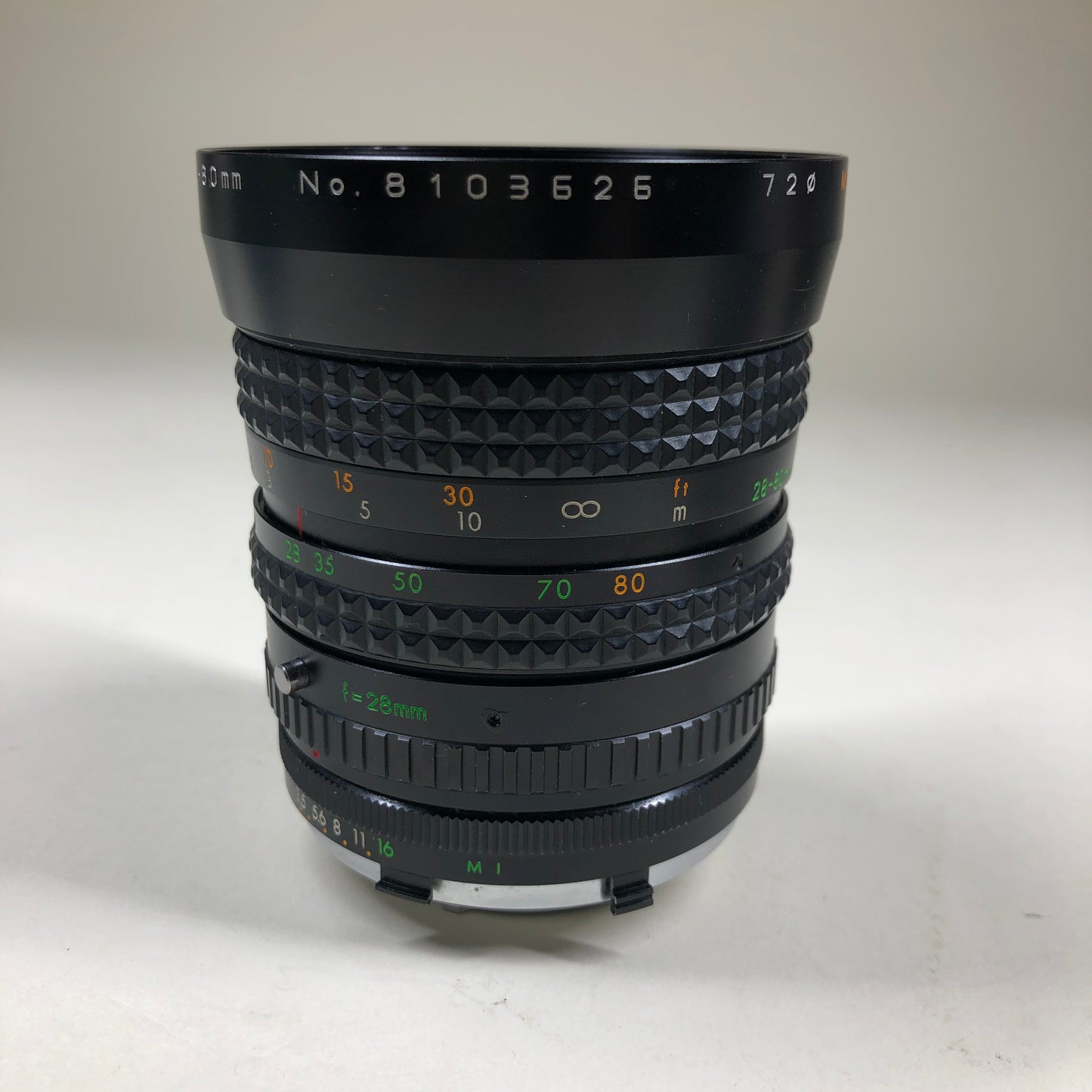 Promaster Zoom 28-80mm f/3.5-4.5 28-80mm f/3.5-4.5 Minolta SR