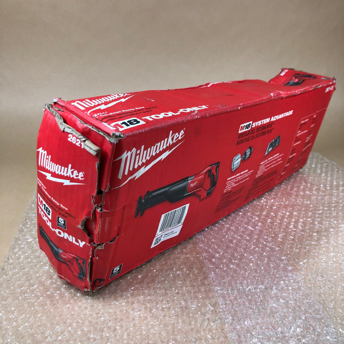Milwaukee 2621-20 M18 12V Sawzall Reciprocating Saw Tool Only