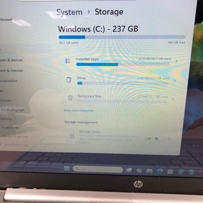 HP Pavilion 15-EF2148NR 15.6" Ryzen 5 5500U 2.1GHz 8GB RAM 256GB SSD