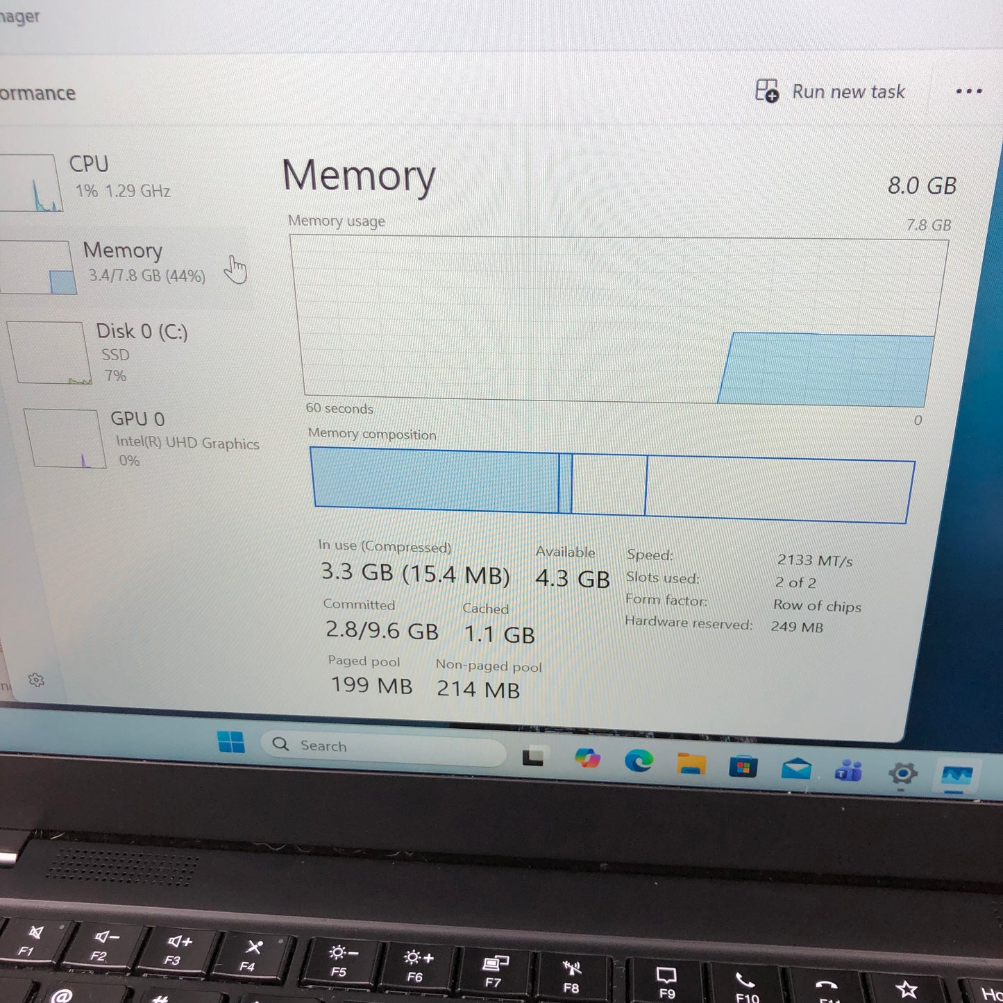 Lenovo ThinkPad X1 Carbon Gen 8 14" i5-10210U 1.6GHz 8GB RAM 256GB SSD