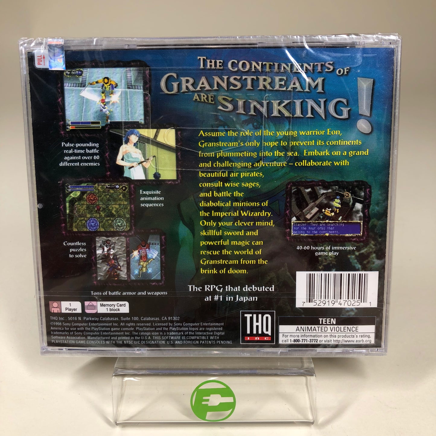 New Granstream Saga (Sony PlayStation 1 PS1, 1998)